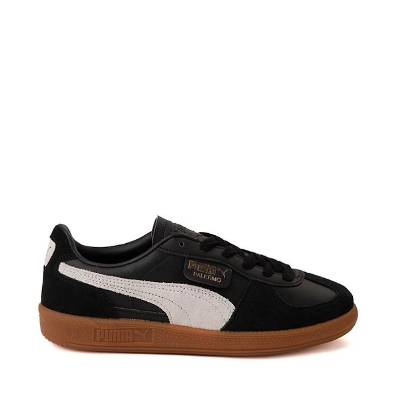 Chaussure athlétique PUMA Palermo pour femmes - Noire / Grise Gomme