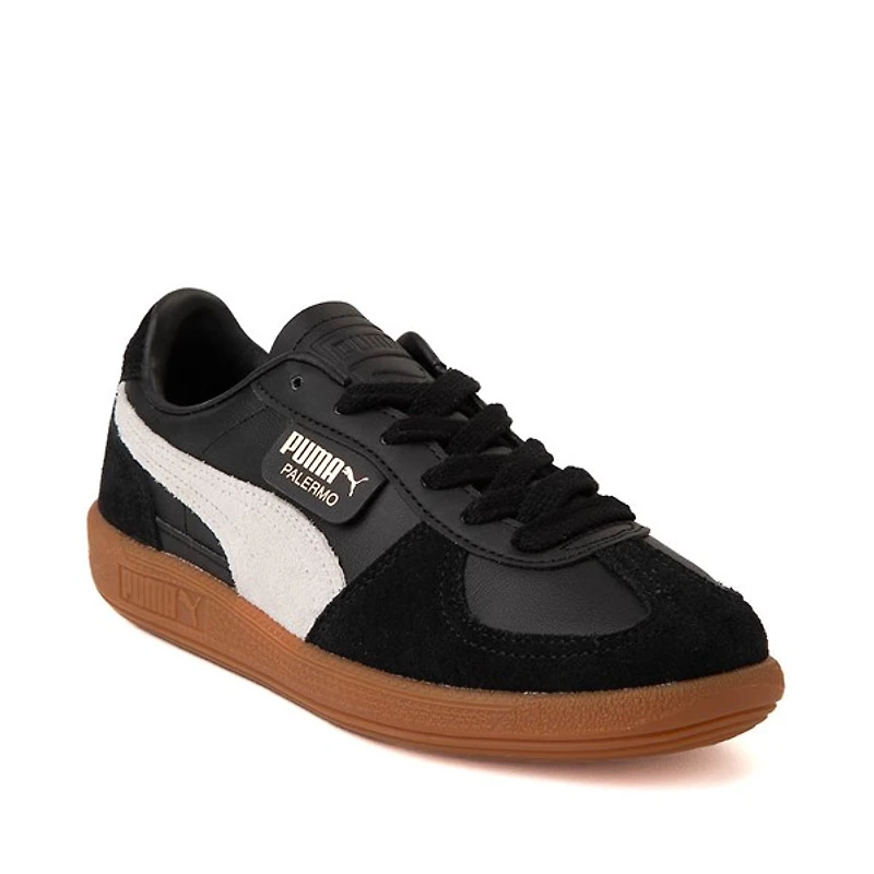 Chaussure athlétique PUMA Palermo pour femmes - Noire / Grise Gomme