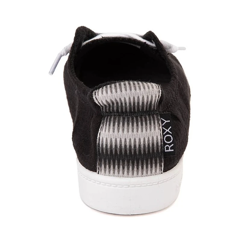 Chaussure décontractée à enfiler Roxy Bayshore Plus pour femmes - Noire