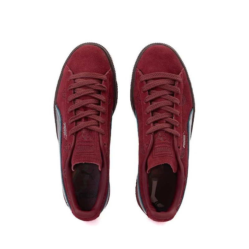 Chaussure athlétique en suède PUMA x One Piece Shanks - Bourgogne