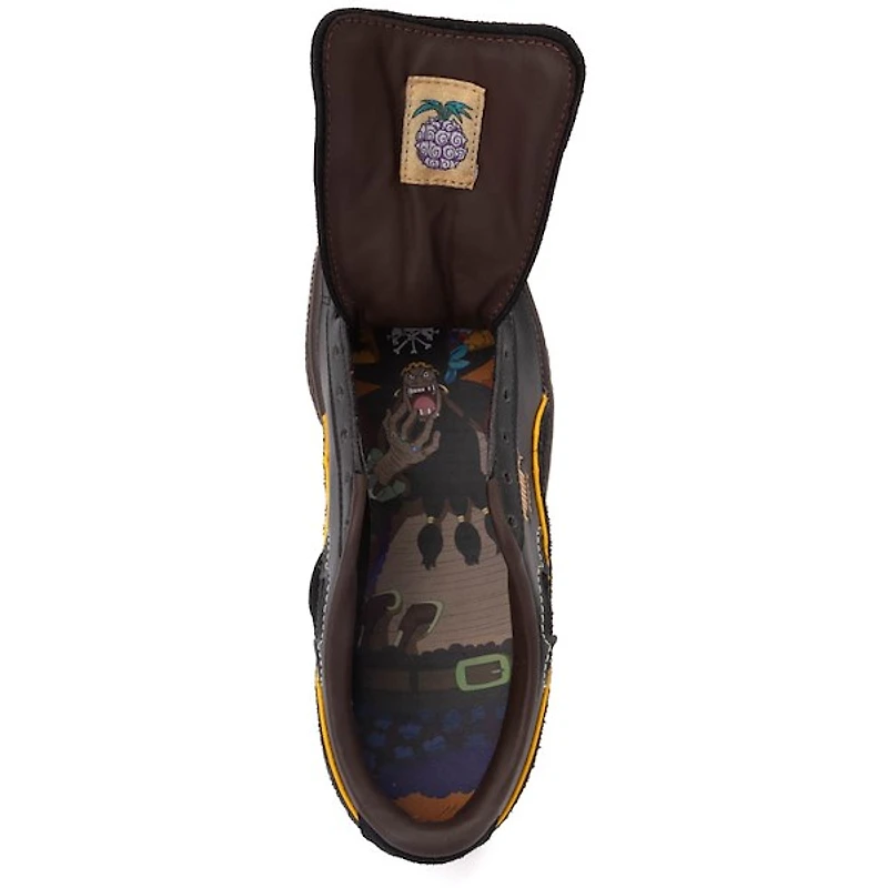 Chaussure athlétique en suède PUMA x One Piece Barbe Noire 