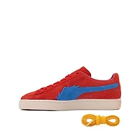 Chaussure athlétique en suède PUMA x One Piece Baggy - Rouge / Bleu royal