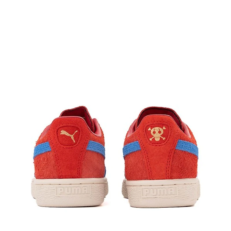 Chaussure athlétique en suède PUMA x One Piece Baggy - Rouge / Bleu royal