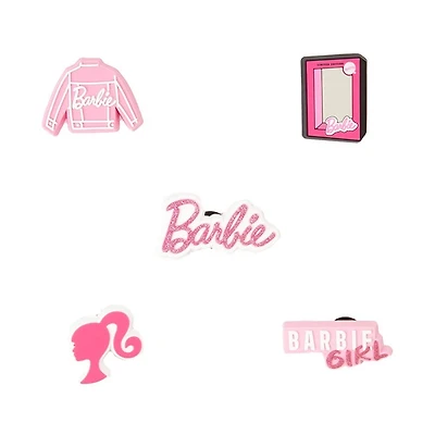 Paquet de 5 breloques Jibbitz™ Barbie™ x Crocs - Rose / Multicolore
