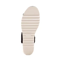 Sandale compensée TOMS Diana pour femmes - Noire