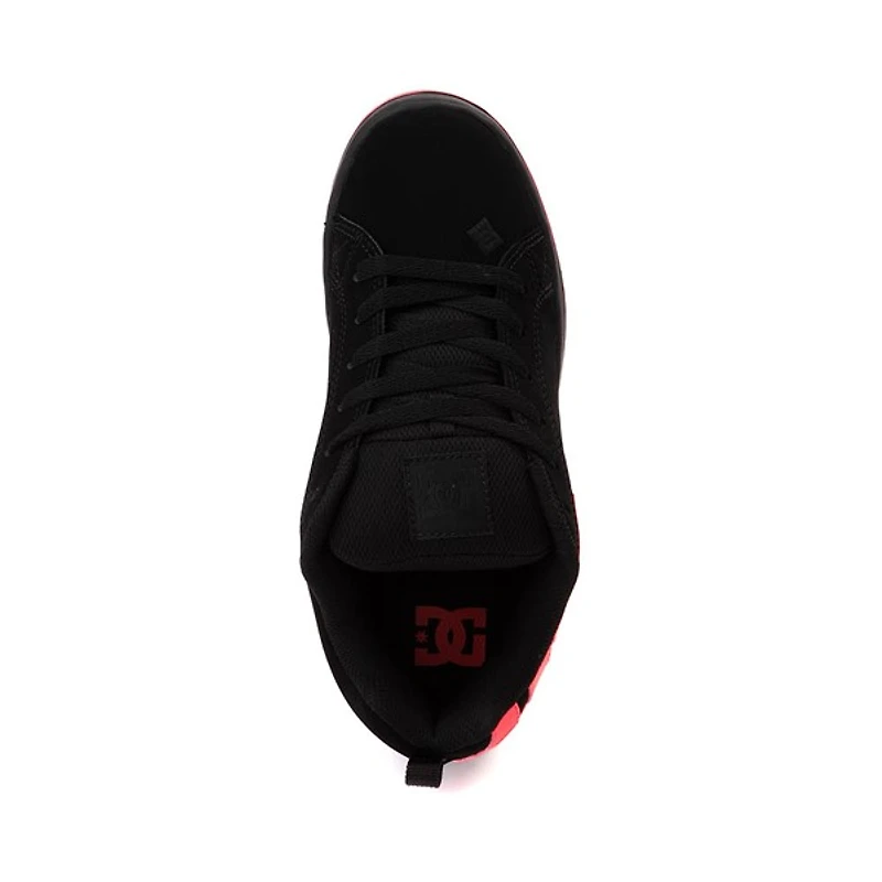 Womens DC Court Graffik Skate Shoe - Black / Hot Pink