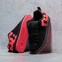 Womens DC Court Graffik Skate Shoe - Black / Hot Pink