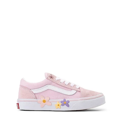 Chaussure de skate Vans Old Skool V - Enfants Rose / Blanche