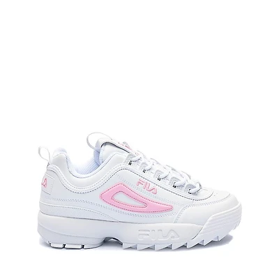 Fila Disruptor 2 Athletic Shoe - Big Kid White / Pirouette Pink