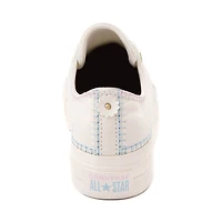 Basket Converse Chuck Taylor All Star Lo Lift Stitch pour femmes - Blanc cassé / Bleu ciel