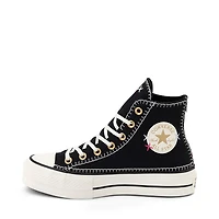 Basket Converse Chuck Taylor All Star Hi Lift Stitch pour femmes - Noire