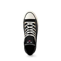 Basket Converse Chuck Taylor All Star Hi Lift Stitch pour femmes - Noire
