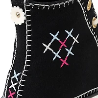 Basket Converse Chuck Taylor All Star Hi Lift Stitch pour femmes - Noire