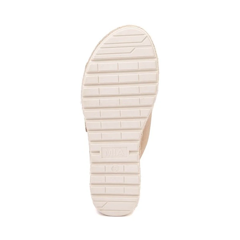 Sandale à plateforme MIA Kely-C pour femmes - Beige