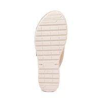 Sandale à plateforme MIA Kely-C pour femmes - Beige