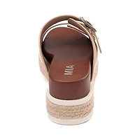Sandale à plateforme MIA Kely-C pour femmes - Beige