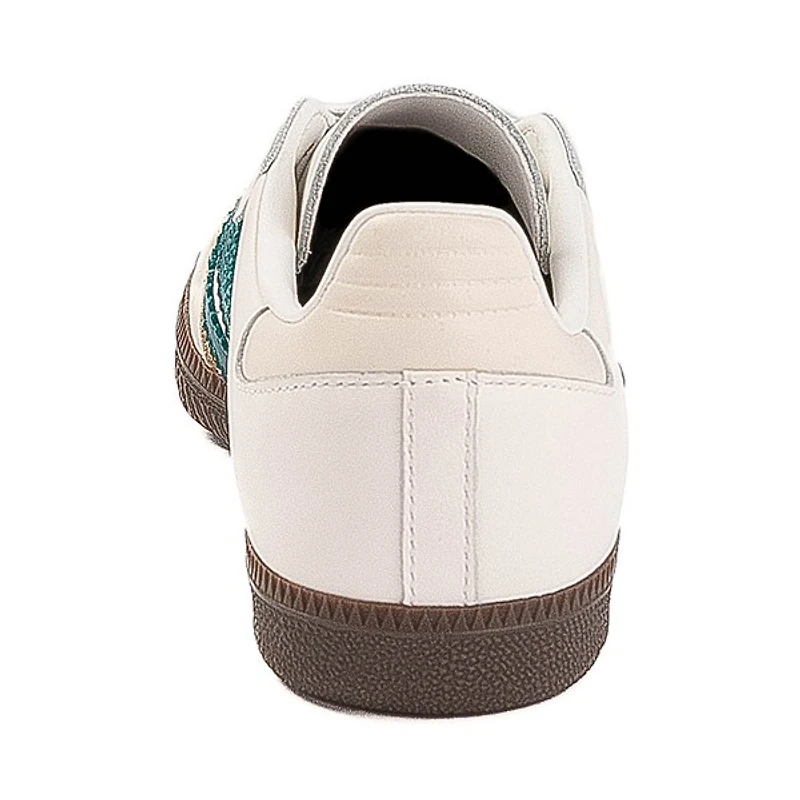 Chaussure athlétique adidas Samba OG - Blanche / Turquoise foncé Gomme