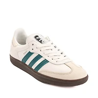 Chaussure athlétique adidas Samba OG - Blanche / Turquoise foncé Gomme