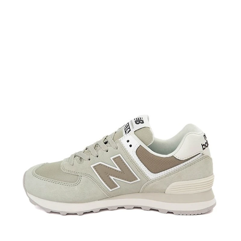Chaussure athlétique New Balance 574 pour femmes - Vert olive / kaki Crème