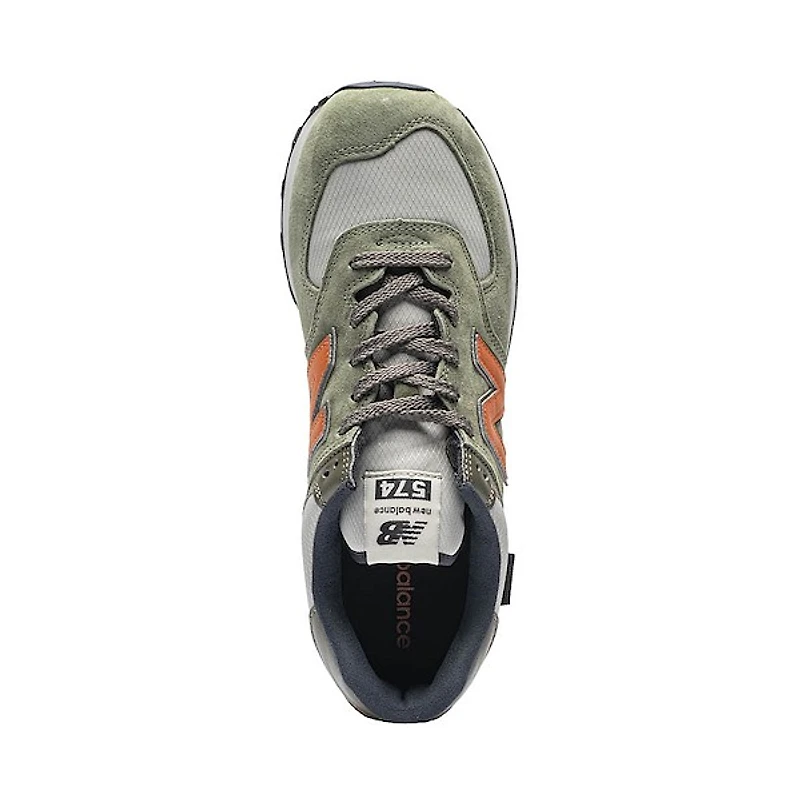 Chaussure athlétique New Balance 574 - Vert olive / Grise Noire