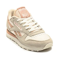 Chaussure athlétique Reebok Classic en cuir pour femmes - Craie / Beige Rose antique