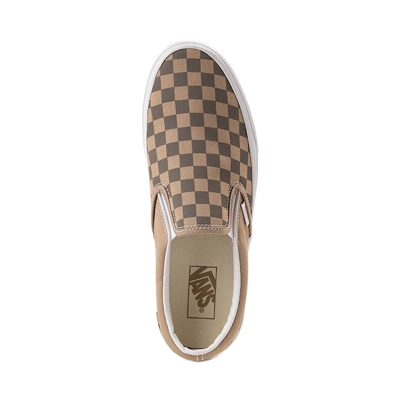 Chaussure de skate sans lacets Vans à motif en damier