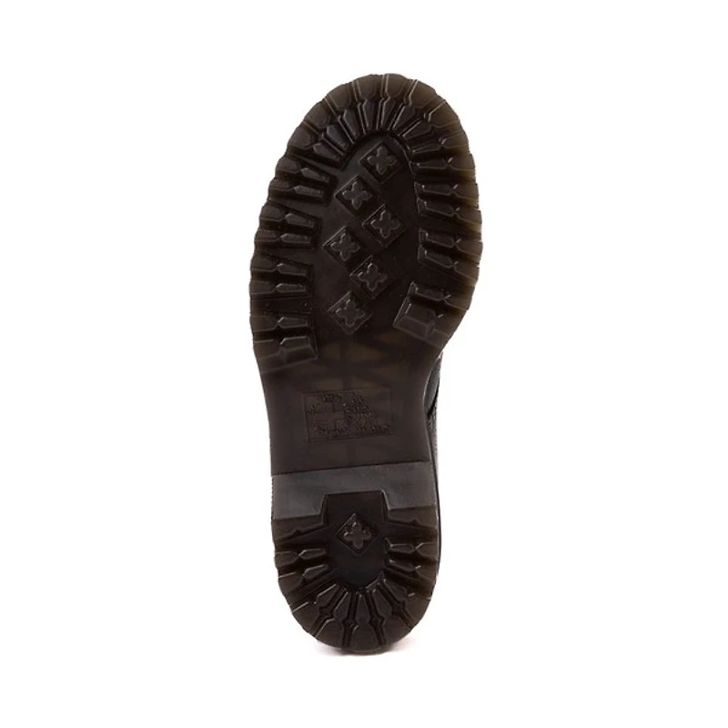 Botte Dr. Martens 1460 à 8 œillets Zip Heart pour femmes - Noire / Lavande