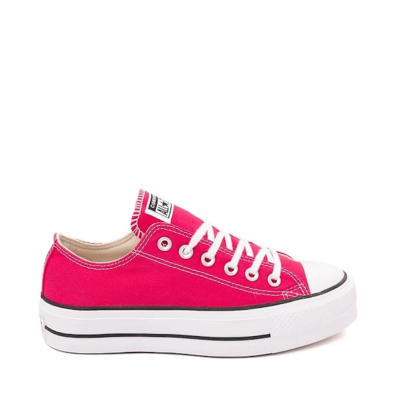 Womens Converse Chuck Taylor All Star Lift Low-Top Sneaker - Cerise Pink