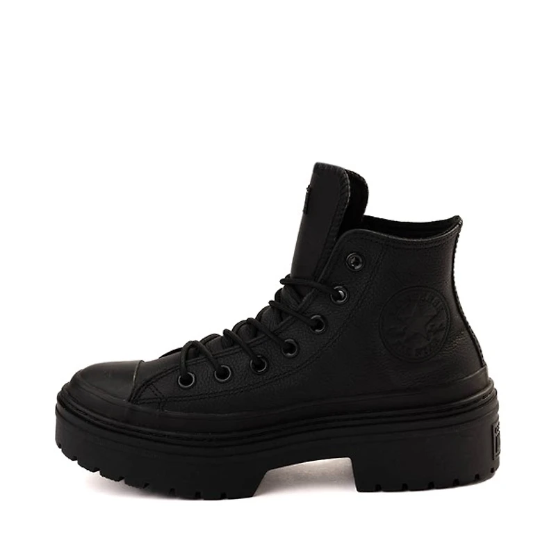 Basket imperméable à talon Converse Chuck Taylor All Star Hi Lugged pour femmes - Monochrome noire