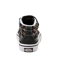 Chaussure de skate Vans Sk8-Mid Reissue V Glow - Bébés / Tout-petits - Noire / Imprimés de dinosaures