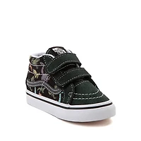 Chaussure de skate Vans Sk8-Mid Reissue V Glow - Bébés / Tout-petits - Noire / Imprimés de dinosaures