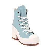 Chaussure montante à talon Converse Chuck 70 De Luxe - Bleu aqua / Blanche