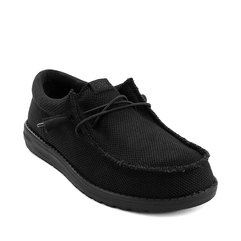 Chaussure décontractée HEYDUDE Wally Funk pour hommes - Monochrome noire