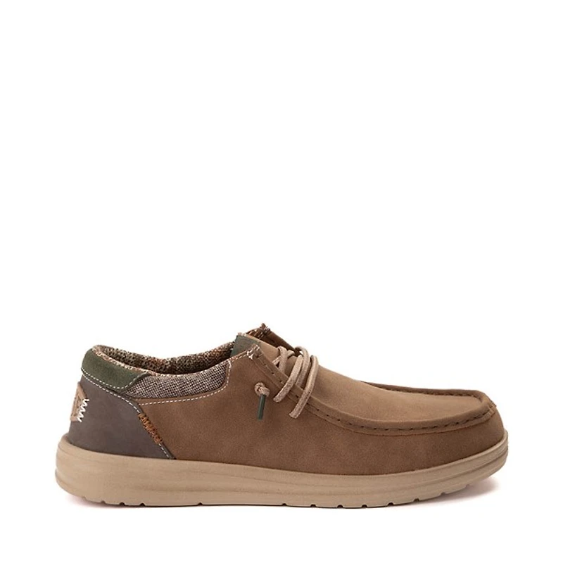 Mens HEYDUDE Paul Slip-On Casual Shoe - Nut