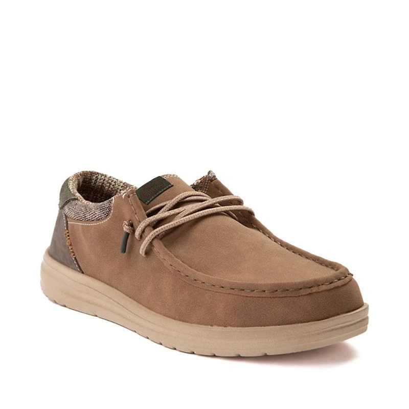 Mens HEYDUDE Paul Slip-On Casual Shoe - Nut