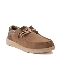 Mens HEYDUDE Paul Slip-On Casual Shoe - Nut