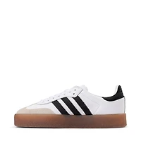 Womens adidas Sambae Athletic Shoe - White / Core Black Gold Metallic