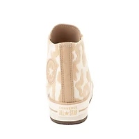 Basket montante Converse Chuck Taylor All Star Lift Lavish Leopard - Enfants Blanc cassé / Beige