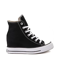 Basket compensée classique Converse Chuck Taylor All Star - Noire / Blanche