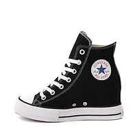 Basket compensée classique Converse Chuck Taylor All Star - Noire / Blanche