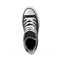Basket compensée classique Converse Chuck Taylor All Star - Noire / Blanche