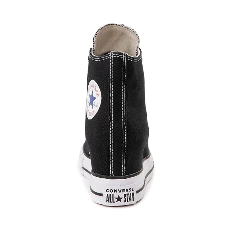 Basket compensée classique Converse Chuck Taylor All Star - Noire / Blanche