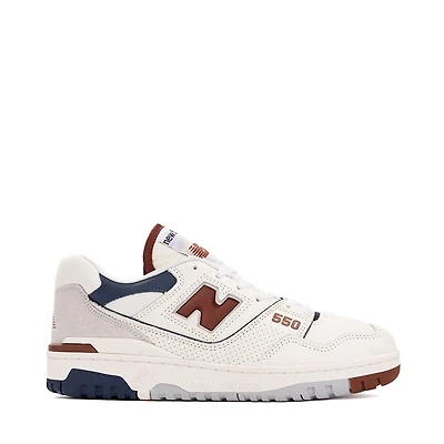 New Balance 550 Athletic Shoe - White / Navy Rust