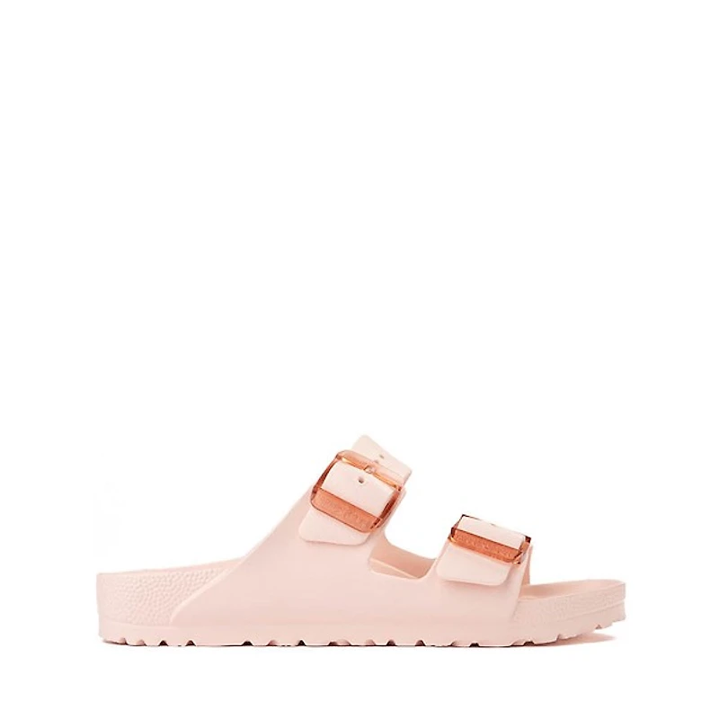 Sandale Birkenstock Arizona EVA à boucle discrète pour femmes - Rose pâle