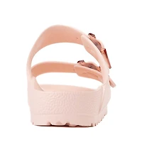Sandale Birkenstock Arizona EVA à boucle discrète pour femmes - Rose pâle