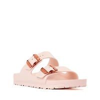 Sandale Birkenstock Arizona EVA à boucle discrète pour femmes - Rose pâle