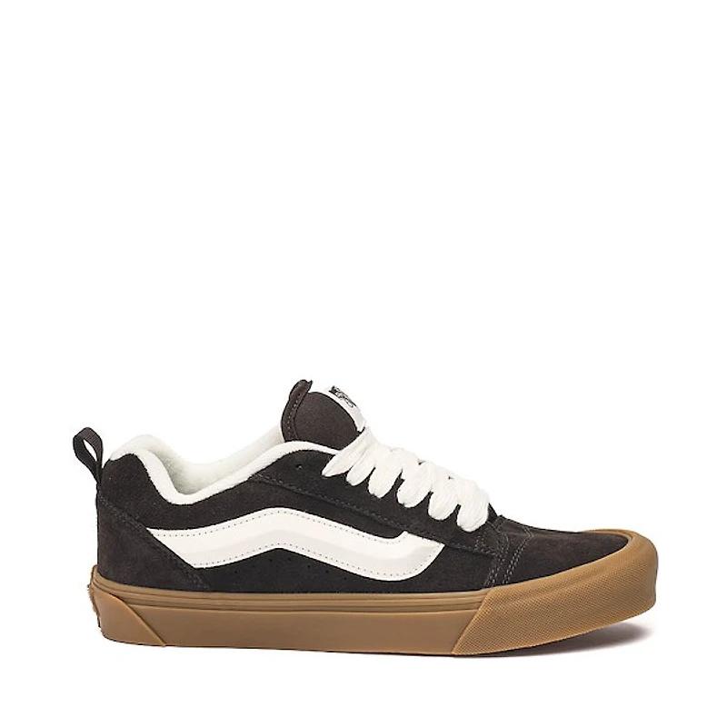 Chaussure de skate Vans Knu Skool - Brun foncé / Gomme