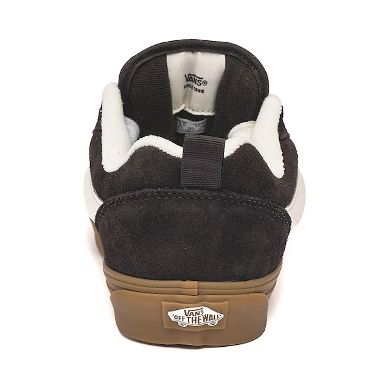 Chaussure de skate Vans Knu Skool - Brun foncé / Gomme