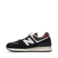 Womens New Balance 574 Athletic Shoe - Black / White