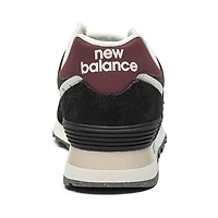 Chaussure athlétique New Balance 574 pour femmes - Noire / Blanche
